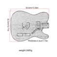 thumbnail image 2 of Electric Guitar Body Wood Musical Instrument Replaceable as the Parts Pickguard DIY Repairing Attachment Professional Player, 2 of 6