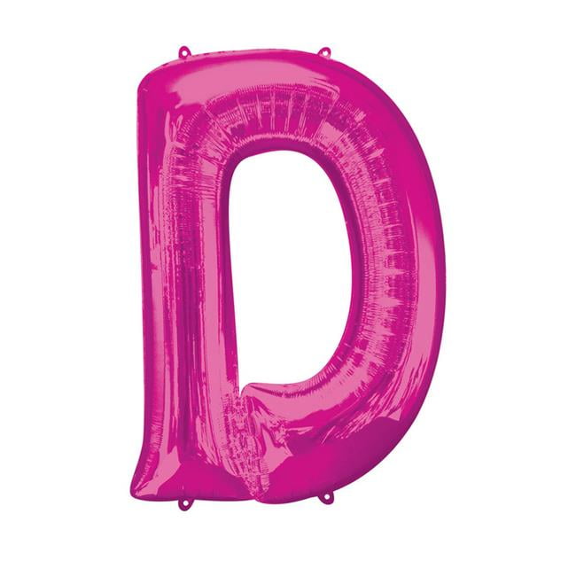 Anagram 35404 Letter B Pink Foil Balloon 34