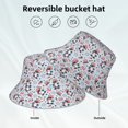 thumbnail image 5 of Kll I Love Usa Bucket Hat For Women Men Packable Travel Beach Sun Hat Outdoor Rave Accessories Reflective Fisherman Cap, 5 of 9