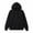 Black, variant on Girls Solid Full Zip Hoodie Sweatshirt Casual Lightweight Everyday wear for Kids 3-16Years