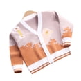 thumbnail image 2 of Godderr Toddler Kids Cute Bear Sweater for Boys Warm Soft Fall Knit Sweater Baby Cartoon Soft Cotton Knitwear Tops, 2 of 9