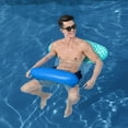 thumbnail image 3 of Montable Cama Camastro Inflable Flexible Grecas Bestway Azul Plástico Resistente, 3 of 4
