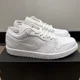 thumbnail image 5 of Ni - ke Ni - ke Air Jordan 1 Low 2022 AJ1 Triple White Men Casual Shoes Sneakers 553558-136, 5 of 5