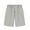 Gray, variant on Cotton Athletic Shorts for Women Elastic Waist Knee Shorts Drawstring Solid Color Jogger Sweat Shorts