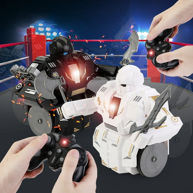 Sentmoon Toys for Kids Christmas Toys 2.4G Intelligent Matchmaking Robot Toys Boxing Fighting Spinning Matchmaking Children's Remote Control Toys, Parent-Child Interactive Toys, Party Toys