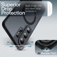 thumbnail image 4 of JETech Magnetic Case for Samsung Galaxy S26 Ultra, Translucent Matte Back Shockproof Cover (Black), 4 of 7