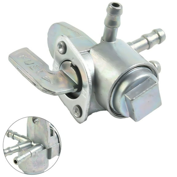3-Way 3 Way Petcock Tap Valve Switch For Motorcycle Dirt Bike Atv