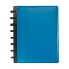 Staples Small Hard Cover Memo Book - sky blue,140 Sheets