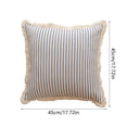 thumbnail image 3 of Throw Pillow Covers 18x18 Inch, Black Decorative Square Pillowcases, Farmhouse Holiday Cushion Covers for Couch Sofa Living Room Bedroom Outdoor Home Decor, 3 of 7