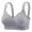 Grey, variant on Up To 50% Off Bra Impact Spaghetti Thin Strap Nylon,Spandex Bra Purple,40