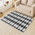 thumbnail image 2 of Buffalo Check Rug Indoor - Buffalo Check Rug & Home Decor, Buffalo Plaid Rugs for Entryway, Washable Rugs, 2x3 Area Rug, Non Slip Soft Low Pile Indoor Door Mat, Black and White Checkered Carpet, 2 of 7