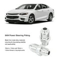 thumbnail image 3 of 6AN Power Steering Fitting, 2 Pcs Power Steering Adapter Fitting  for Power Steering Boxes, 3 of 7