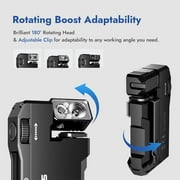 WUBEN G5 Mini Rechargeable Flashlight, 400 Lumens LED EDC Torch with RGB Light, Magnetic Clip for Camping