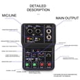 thumbnail image 4 of lionlar Mini USB Audio Interface 16Bit/49 KHz 2 Channel Microphone/Guitar XLR+6.35mm Low, 4 of 4