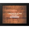 thumbnail image 2 of ArtsyQuotes 18x15 Black Modern Framed Museum Art Print Titled - Alfred Lord Tennyson Quote: I am Part of All, 2 of 5