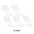 thumbnail image 4 of Advancent 25 uds. De cables de traste de guitarra, traste de cuproníquel, accesorios para guitarra acústica, línea de frecuencia Musical, fácil Accesorios para instrumentos musicales 2.9 mm Advancent OD030751-01, 4 of 6