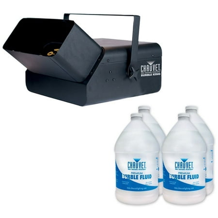 Chauvet B550 Bubble King Professional Bubble Machine B-550 +4 FREE Gallons Fluid