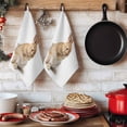thumbnail image 6 of Funny Bunny Kitchen Towels Set of 2, Cute Art Fun Lovely Animals on Toilets Absorbent Dish Towels for Kitchen, Microfiber Hand Towel, Quick Drying Tea Towel for Cleaning Decorative Dishcloths, 6 of 7