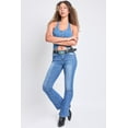 thumbnail image 6 of YMI Jeans Women's Mid Rise Belted Bootcut Jeans, 6 of 7