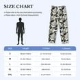 thumbnail image 2 of Salouo Abstract Watercolor Print Pajama Pants for Men, Lounge Pants Elastic Waistband Casual Men's sleepwear Loungewear Sleep Pajama Pant -Large, 2 of 7