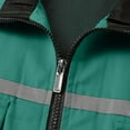 thumbnail image 6 of Athletic Cargo Vest Unisex Adult Lightweight Multi Pockets Zipper Vests Womens Mens Fishing Sleeveless Sports Jacket Green, 4XL, 6 of 6