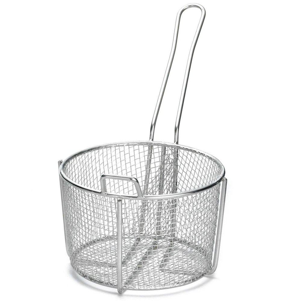 Round Cooking Basket, 188 Stainless Steel, 8.25" dia x 5" Walmart