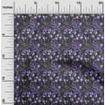 thumbnail image 2 of oneOone Tissu Georgette Viscose Violet Floraux Matériel de Robe Tissu Imprimé Tissu au Mètre 42 Pouces de Large, 2 of 5