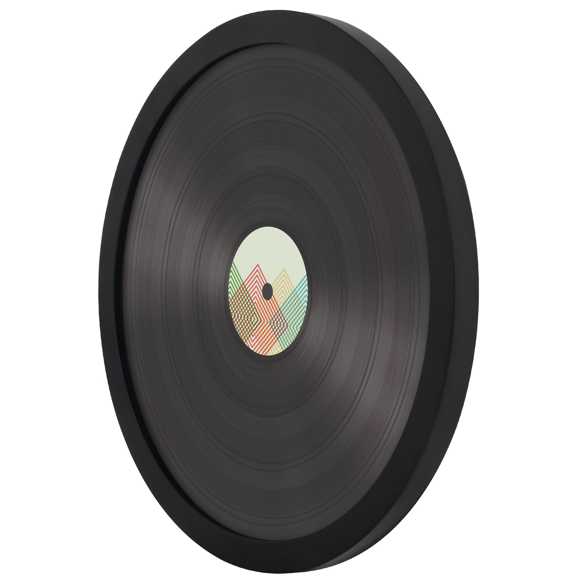 Americanflat 12x12 Picture Frame with Polished Plexiglass Vinyl Record Storage Wall Display Brooklyn - Black