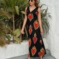 thumbnail image 2 of Robe Sans Manches Imprimé Cœur Sacré Robe Femme Été 2024 Robes pour Femme, 2 of 4