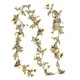 thumbnail image 3 of Guirnalda de hojas de vid de flor de rosa de seda artificial larga Planta realista Banquete de boda Hogar, Champán AweSitey JJ18800-02, 3 of 6