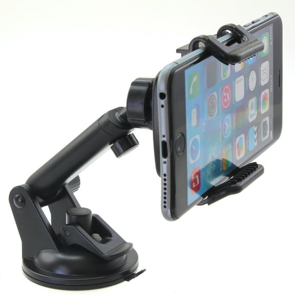 Dash Car Mount for Galaxy S21 FE 5G - Windshield Holder Telescopic Cradle Swivel Dock Compatible With Samsung Galaxy S21 FE 5G