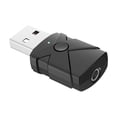 thumbnail image 3 of Adaptador receptor transmisor de audio perfecl AUX compacto USB 3.5 mm V5.2, 3 of 8