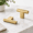 Brushed Brass-2 inch(49mm)Overall length-10, variant on Brushed Brass 2 inch(49mm)Overall length 2-pack Solid Metal Cabinet Knobs for Kitchen Drawers