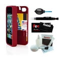thumbnail image 1 of Funda EYN Storage roja para iPhone 4/4S con espacio para tarjetas y dinero, 1 of 6
