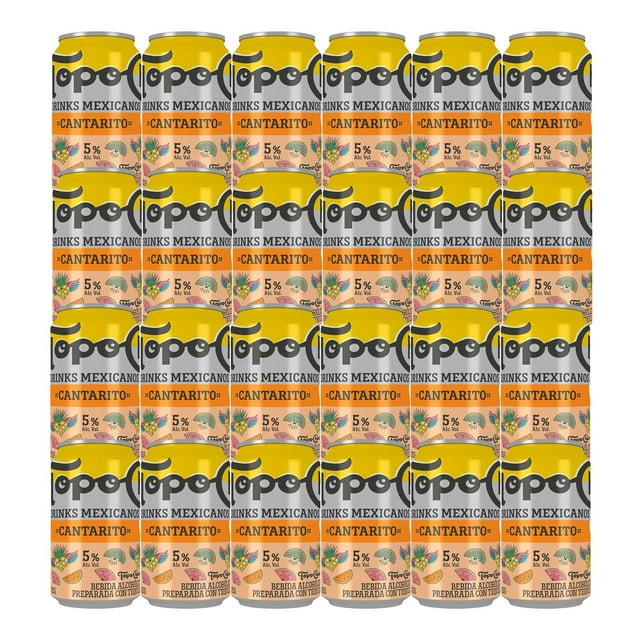 Pack de 24 Bebida Preparada Topo Chico Cantarito Lata 355 ml
