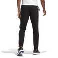 thumbnail image 3 of Adidas Black/White Essentials French Terry Tapered Cuff 3-Stripes Pants - XL, 3 of 3