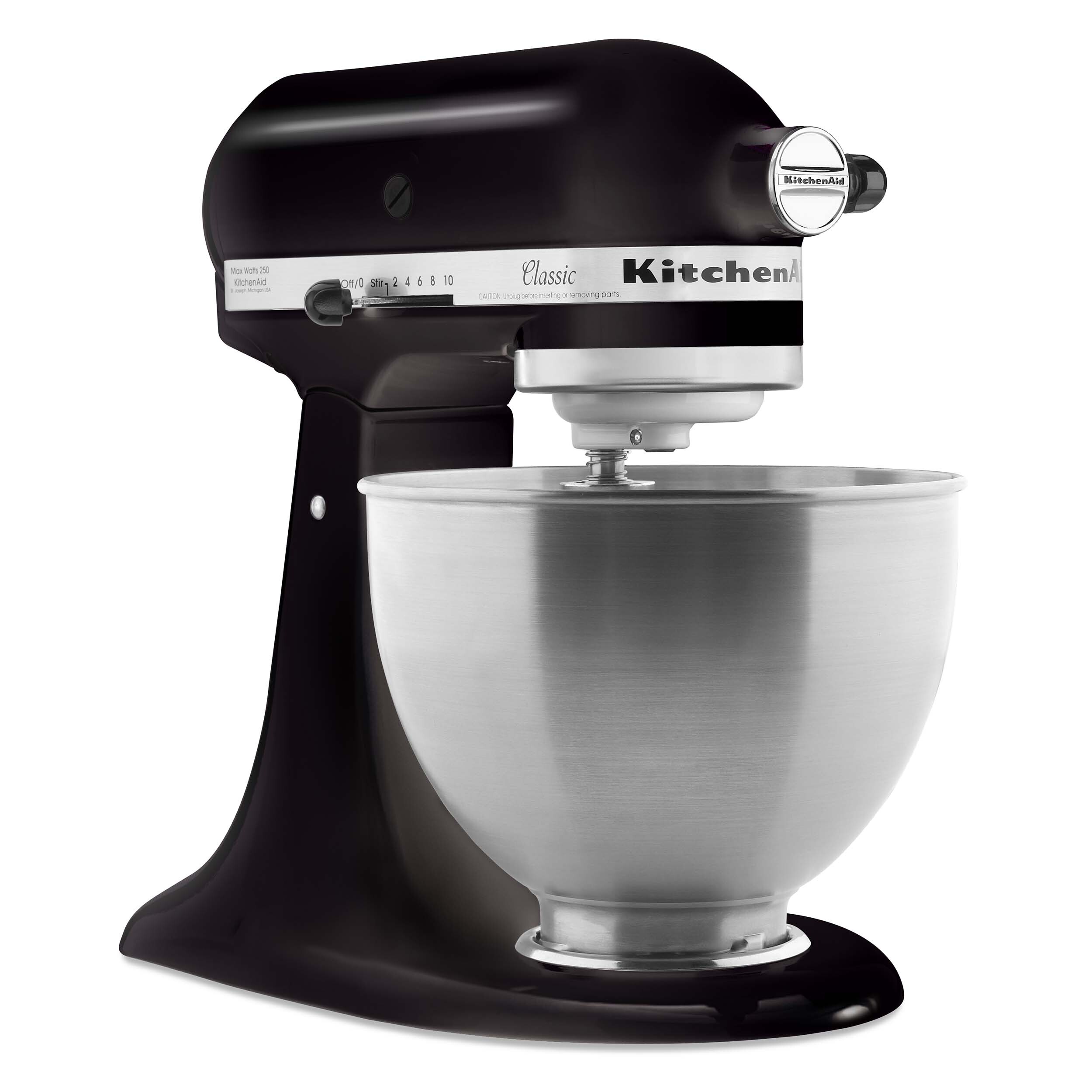 KitchenAid® Classic™ Series 4.5 Quart Tilt-Head Stand Mixer, Onyx Black, K45SS - image 4 of 9