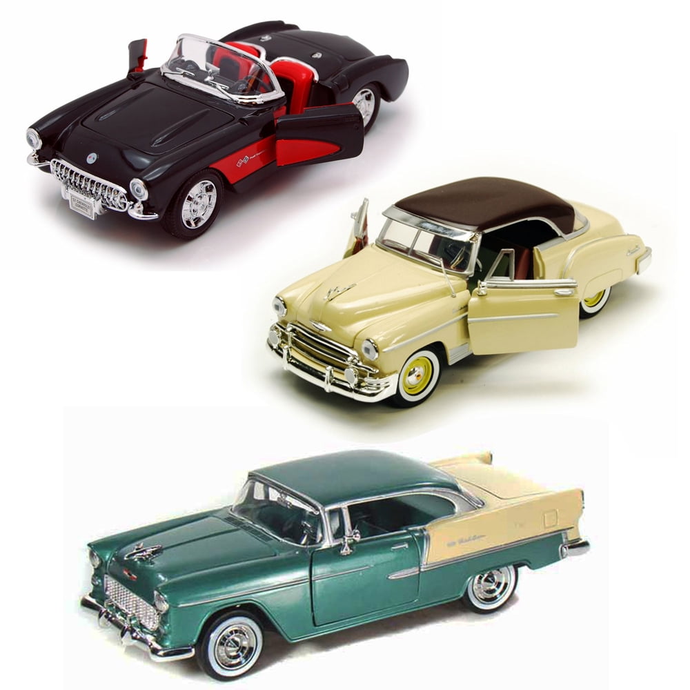 Best of 1950s Diecast Cars Set 47 Set of Three 1/24 Scale Diecast