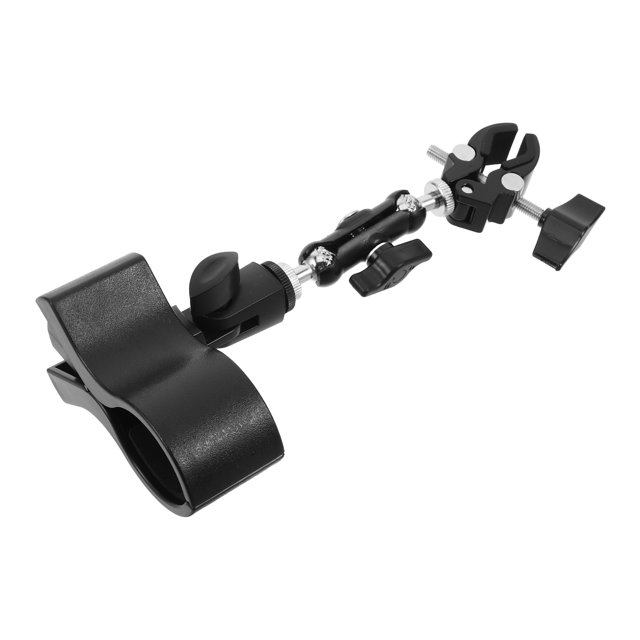 unbranded Sujeción Segura Para Ventilador De Mano Compatible Con Cochecitos Y Bicicletas En Negro