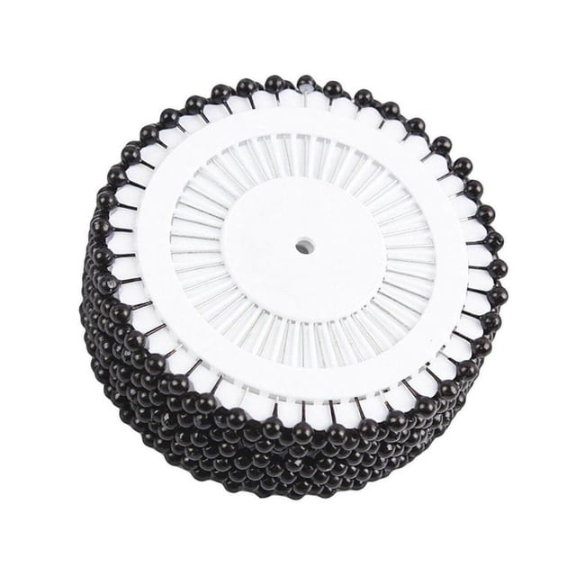 480 Black Faux Pearl Head Dressmaking Wedding Decorating Sewing Pins Craft