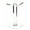 Clear, variant on Plymor Clear Acrylic Square Barbell Pedestal Display Riser, 6.375" H x 3" W x 3" D (3/16" thick)