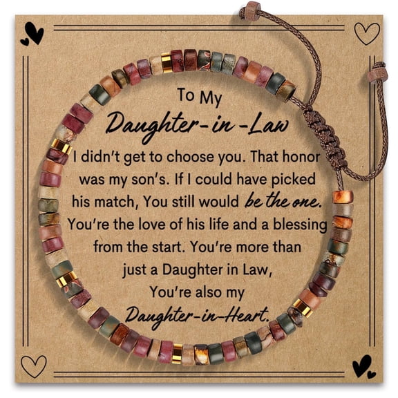 Nurforta Daughter in Law Bracelets Gifts: Dear Daughter in Law Birthday Gifts from Mother in Law