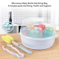 thumbnail image 4 of Bolsa de Esterilizacia de Biberón, Compensador de Microondas Esterilizantes Bolsa Resistente Al Calor de Almacenamiente Conveniente para Viajar, 4 of 7