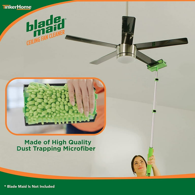 Blade Maid Ceiling Fan Cleaner- Cleaning Tool with 3 Foot