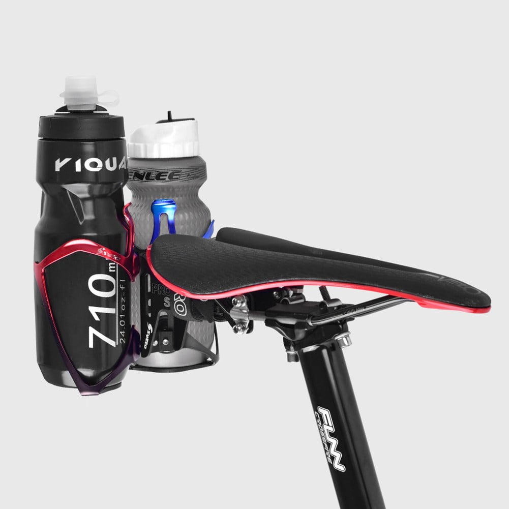 Bicycle Saddle Mount Water Bottle Extension bracket Cage Rear Bottle Holder
