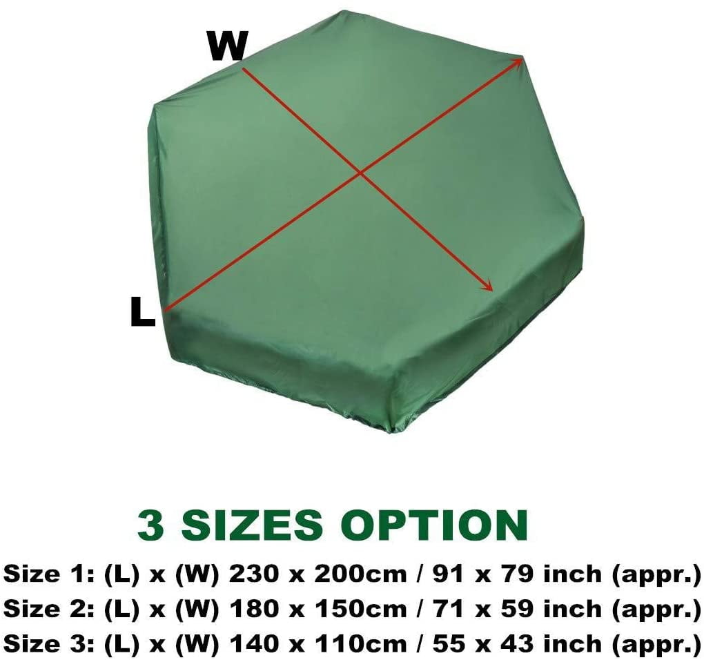 Sandbox Cover with Drawstring Sandbox Cover Protective Oxford Cloth Heavy Duty Thick Material Waterproof Tarp Cover Dustproof Waterproof 