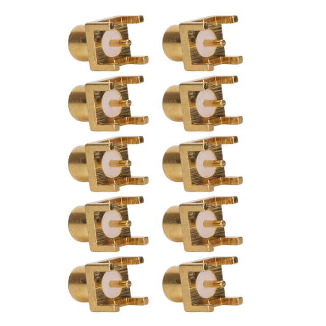 Conectores MCX, 10PCS MCX Socket PCB Pin Conector hembra Conectores MCXRF Tecnología avanzada