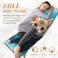 thumbnail image 4 of Naloa Underwater Diving Cat Super Soft 20x60 Body Pillow Case,Long Side Hidden Zipper（PILLOWS ARE NOT INCLUDED）, 4 of 6