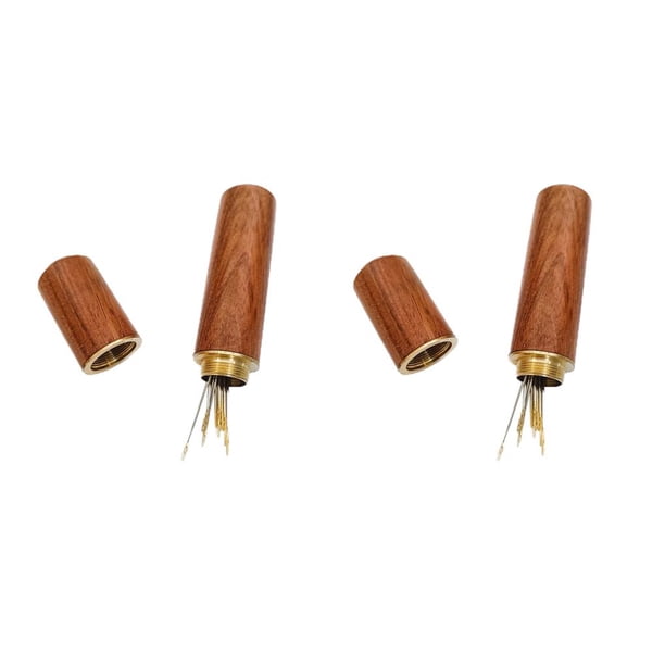 Kearding Caja de almacenamiento de con agujas de enhebrado automático, agujas para coser a mano, manualidades para el hogar, colchas, regalos Type3 NO3 Kearding CBP212742