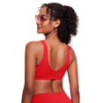 thumbnail image 2 of Top de Bikini CRZ YOGA con Relleno en Forma de V Rojo M, 2 of 5